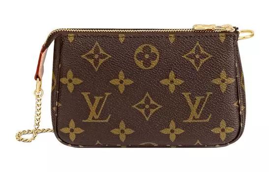 Сумка Louis Vuitton Pochette Accessoires Monogram Mini, коричневый