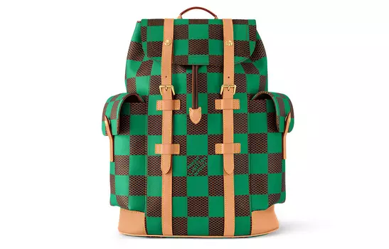 LOUIS VUITTON Рюкзак Christopher Mm Damier Pop Green