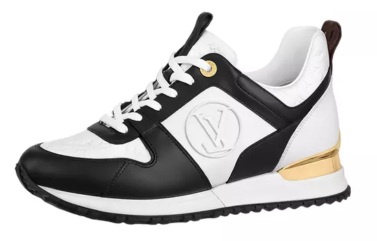 Кроссовки женские Louis Vuitton Run Away Lifestyle, черный / белый