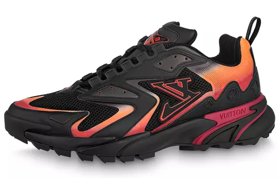 Кроссовки мужские Louis Vuitton Runner Tatic Lifestyle, черный / оранжевый