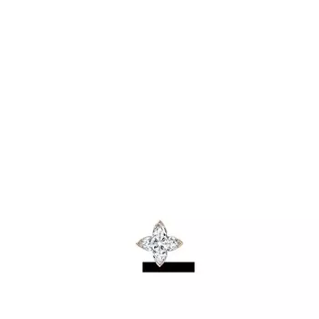 Louis Vuitton Серьга-гвоздик LV Diamonds, огранка LV Monogram Star, 1 шт.