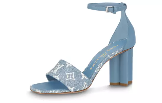 Сандалии женские Louis Vuitton Silhouette, синий
