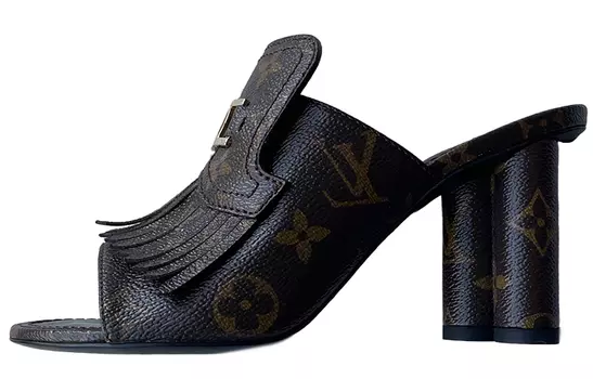 Сандалии женские Louis Vuitton, темно-коричневый