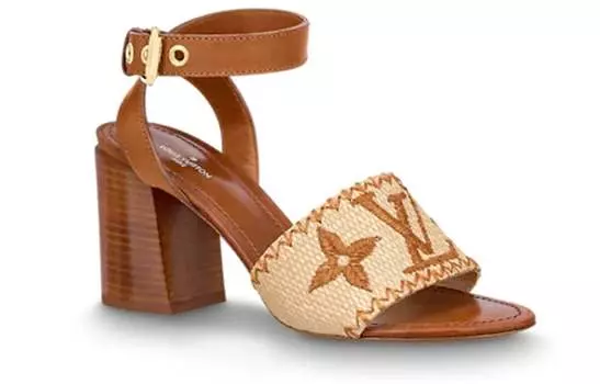 Шлепанцы женские Louis Vuitton Sienna, коричневый