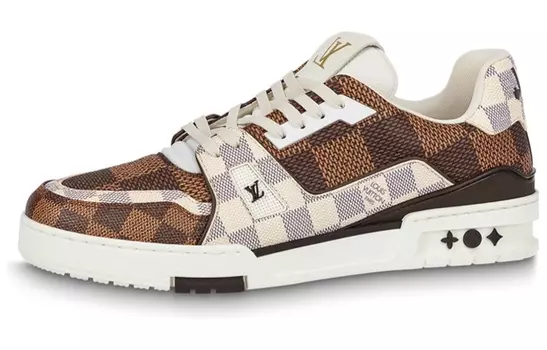 Кроссовки унисекс Louis Vuitton, белый/коричневый/серый