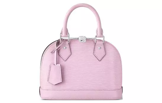 LOUIS VUITTON Сумка через плечо Alma Epi из кожи, женская, розового цвета, небольшого размера