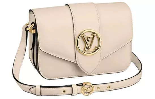 LOUIS VUITTON Сумка через плечо Pont Smooth Leather, женская, цвета слоновой кости