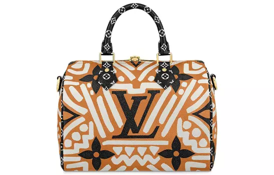 LOUIS VUITTON Сумка Crafty Speedy Bandouliere 25 Caramel/Cream