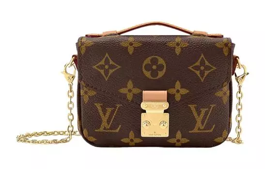 LOUIS VUITTON Сумка Micro Mtis Monogram Canvas Brown