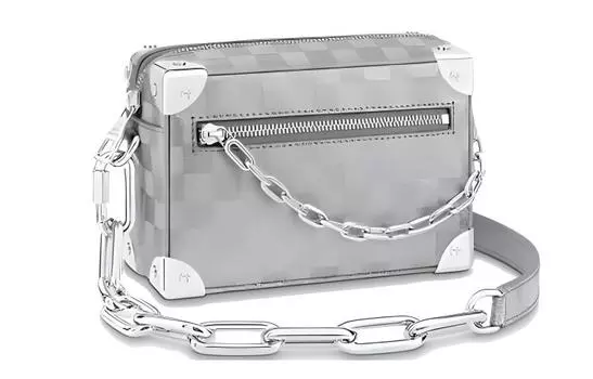 LOUIS VUITTON Сумка Mini Soft Trunk Glitter Silver