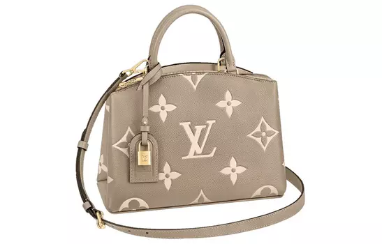 LOUIS VUITTON Сумка Petit Palais Empreinte Leather Dove/Cream