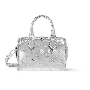 LOUIS VUITTON Сумка Speedy Bandouliere 20 Silver