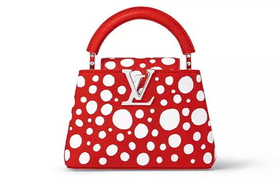 LOUIS VUITTON Сумка X Yayoi Kusama Capucines Mini Red/White