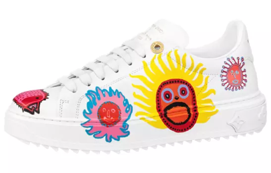 Женские кроссовки Louis Vuitton Х Yayoi Kusama, белый/мультиколор