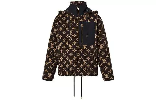 LOUIS VUITTON Укороченные пальто женское FW22 коричневого цвета