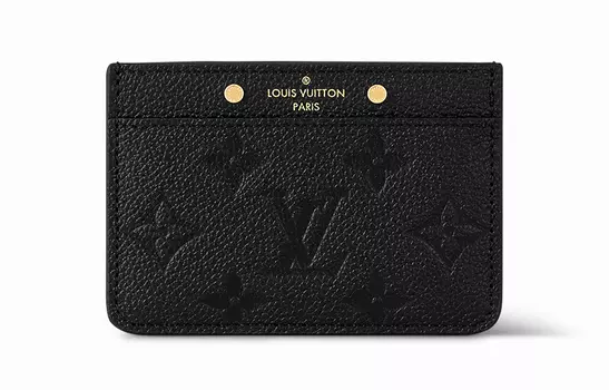 LOUIS VUITTON Визитница Monogram Empreinte Черный