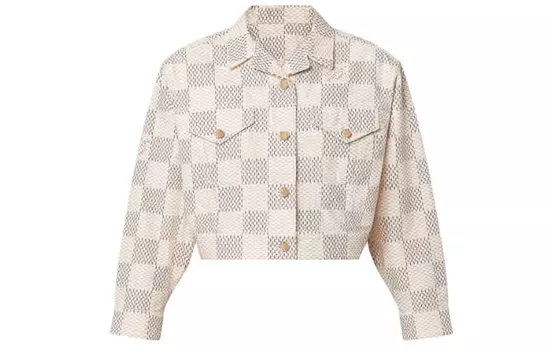 Женская джинсовая куртка Louis Vuitton, светло-бежевый