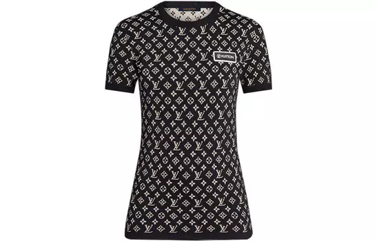 LOUIS VUITTON Женская футболка, цвет Black