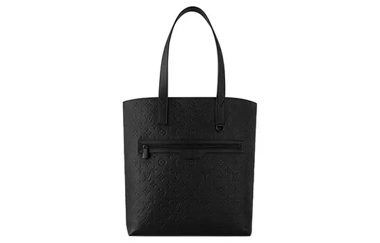 LOUIS VUITTON Женская кожаная сумка EXCURSION, черная