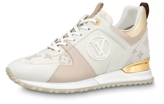 Кроссовки Louis Vuitton Run Away Women, бежевый/белый