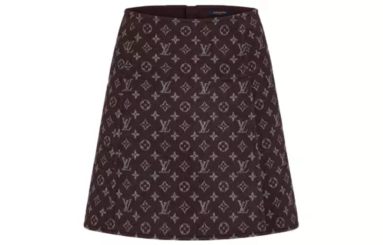 Юбка женская Louis Vuitton, коричневый