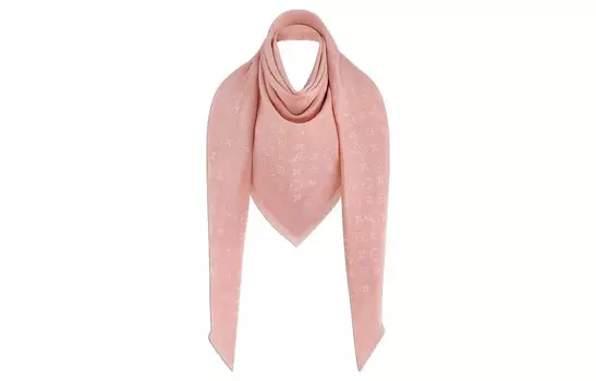 LOUIS VUITTON Женская шаль, Розовый