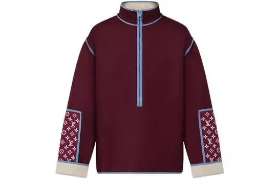 Толстовка женская Louis Vuitton, бордовый