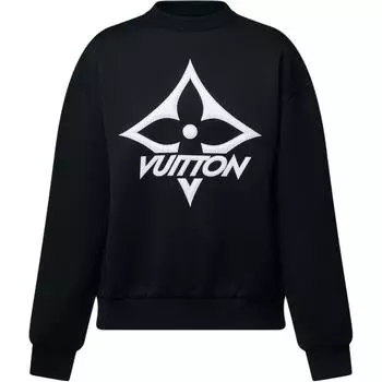 LOUIS VUITTON Женская толстовка SKI Skiing Series FW24, черная
