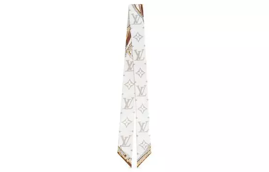 LOUIS VUITTON Женский шелковый шарф, Beige