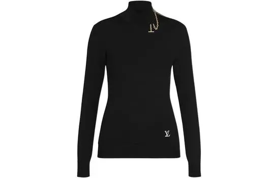 LOUIS VUITTON Женский свитер, цвет Black