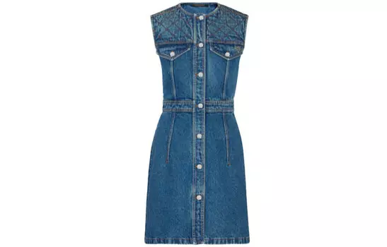 Платье женское Louis Vuitton джинсовое, синий