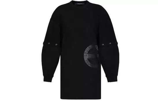 Платье женское Louis Vuitton с логотипом, черный