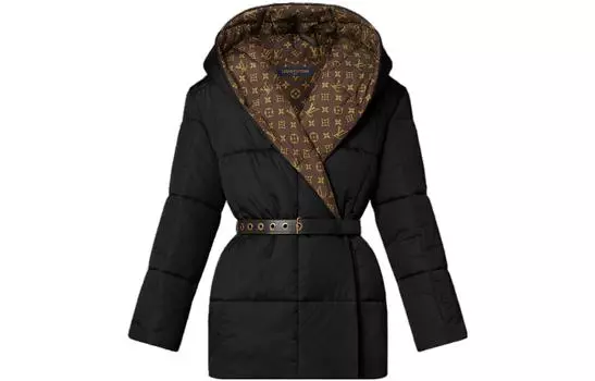 LOUIS VUITTON Женское укороченное пальто, цвет Black