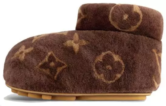 Ботинки мужские Louis Vuitton Footprint зимние, коричневый