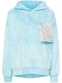 Loulou худи с принтом тай-дай, синий