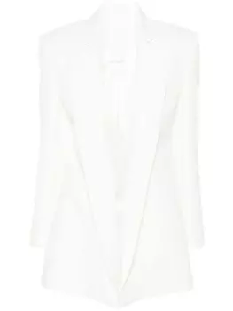 Loulou шелковый блейзер без застежки, нейтральный цвет