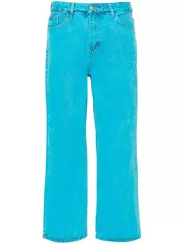 Loulou широкие джинсы с нашивкой, синий