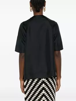 Loulou Studio блузка Zeus, черный