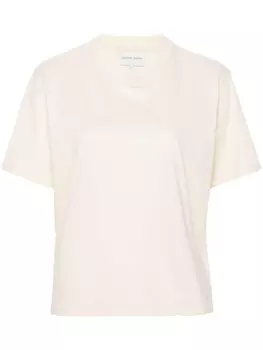 Loulou Studio футболка Telanto из органического хлопка, нейтральный цвет
