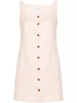 Loulou Studio платье мини Idon из вирджинской шерсти, розовый