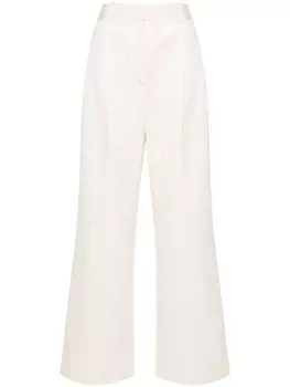 Loulou Studio прямые брюки Idai, нейтральный цвет