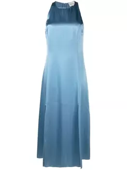 Loulou Studio шелковое платье миди, синий