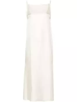 Loulou Studio шелковое платье миди Sulum, нейтральный цвет