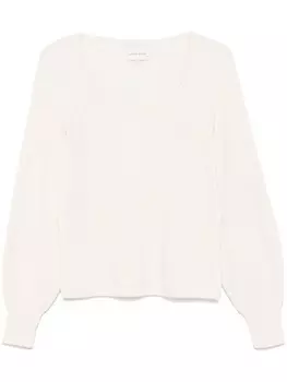 Loulou Studio свитер Hermus, белый