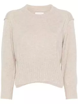 Loulou Studio свитер Lian, нейтральный цвет