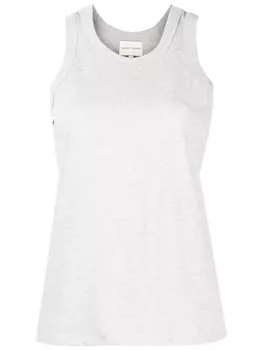 Loulou Studio топ с круглым вырезом, серый