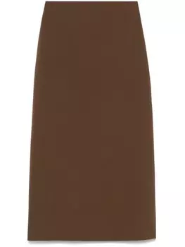 Loulou Studio юбка макси Samos, коричневый