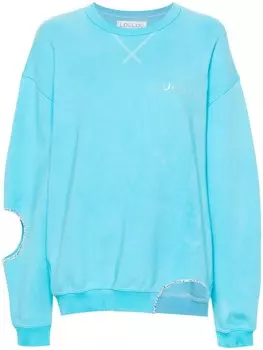 Loulou толстовка с вырезами, синий