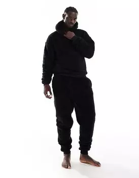 Loungeable – Джоггеры из черной овчины