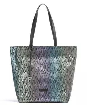 Louvre Шоппер из матовой яловой кожи Picard, мультиколор